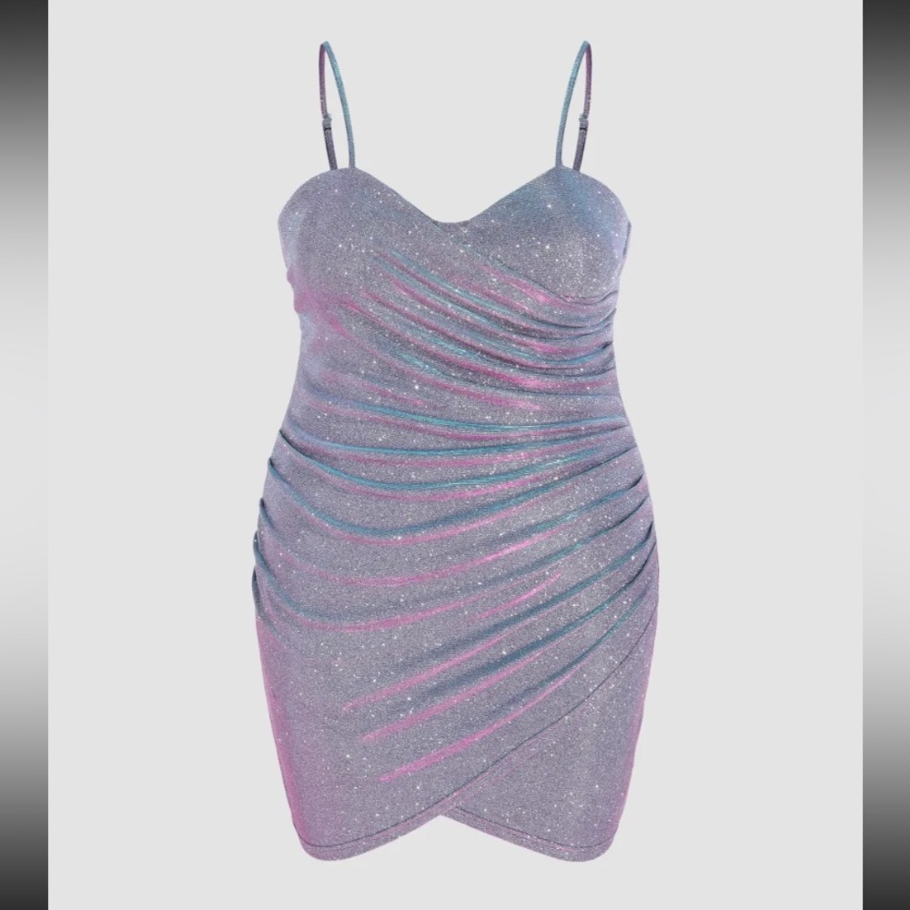 Sweetheart Glitter Bodycon Dress